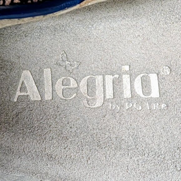 Alegria by PG Lite Mosaic Print Clogs in Blue & Pink - KEL-596 - Picture 5 of 14